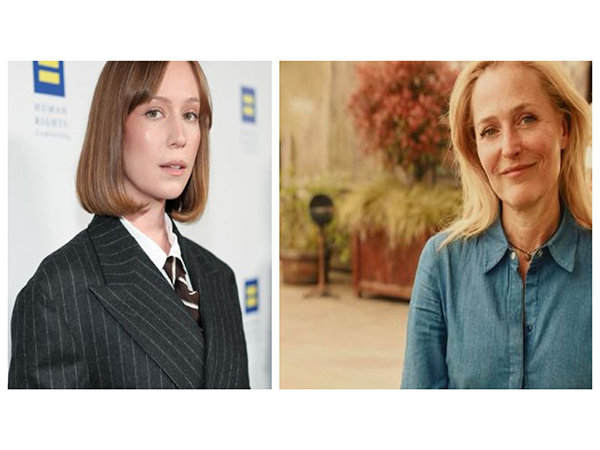 Actors Hannah Einbinder, Gillian Anderson (Image source: Instagram)