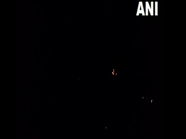 Red streaks were seen and explosions heard as India's air defence intercepted Pakistani drones amid blackout in Rajouri (Photo/ANI)