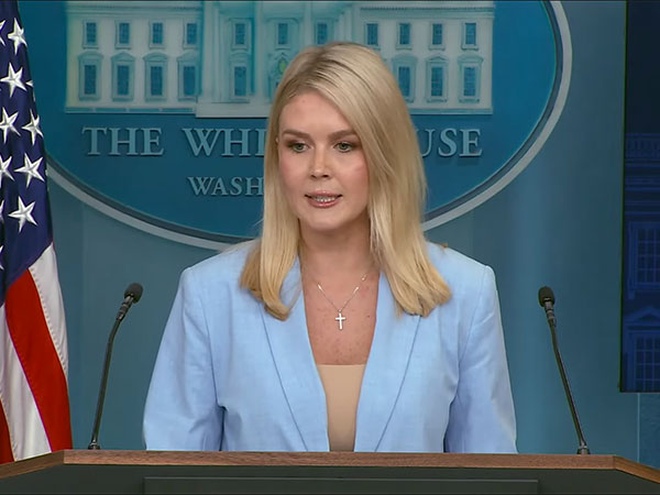  US White House Press Secretary Karoline Leavitt (Image: YouTube@The White House)