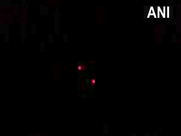 A visual of an unidentified aerial interception by an Indian Air Defence unit somewhere in Jammu and Kashmir. (Photo/ANI)