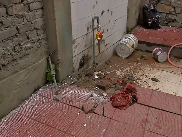 Unidentified debris recovered from Srinagar (Photo: ANI)