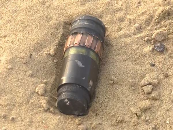 Fragments and debris of unidentified projectiles. (Photo/ANI)
