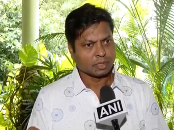 Dilip Tirkey, Hockey India president. (Photo- ANI)