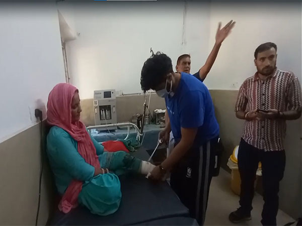 Woman injured in Pakistani shelling in Akhnoor (Photo: ANI) 