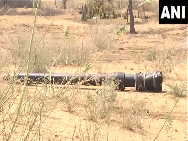 Unidentified Missile debris found in Barmer (Photo: ANI)