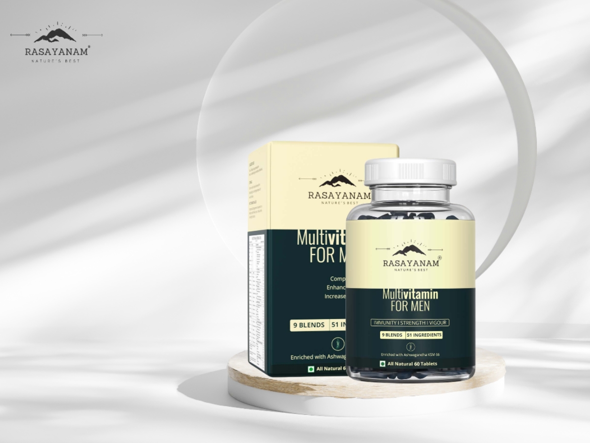 Rasayanam Multivitamin for Men: Natural Daily Health Supplement Launched in India