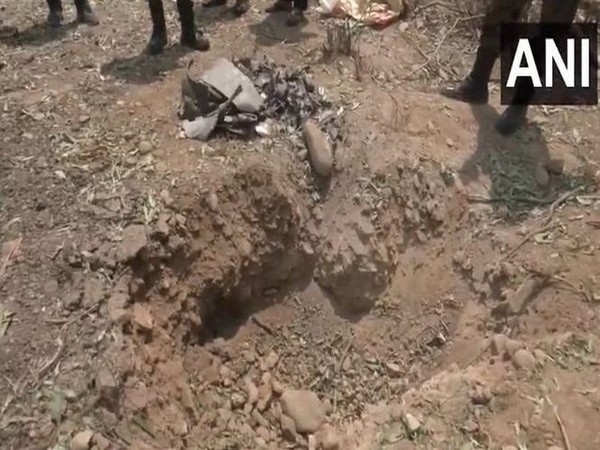 Visuals from site where the debris was recovered (Photo/ANI)