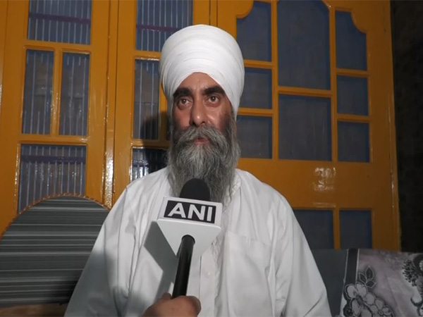 Bhai Surender Singh, Head Granthi, Sahab Mahant Saab Ji Gurudwara (Photo/ANI)