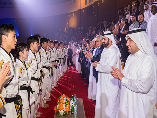 Crown Prince of Fujairah attends opening of World Taekwondo Cadet Championships 2025 (Image/WAM)