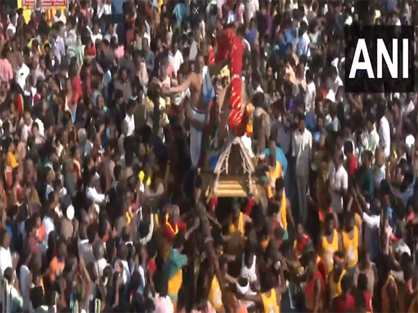 Chithirai festival celebrations in Madurai, Tamil Nadu (Photo/ ANI)