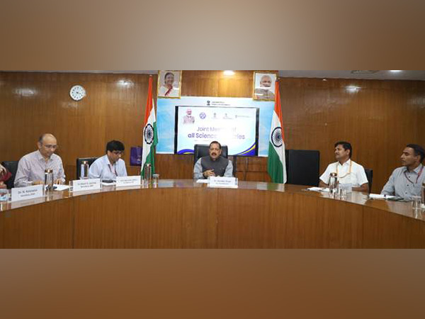 Meeting held by Union Minister Jitendra Singh to brief on installations (Photo/PIB) 