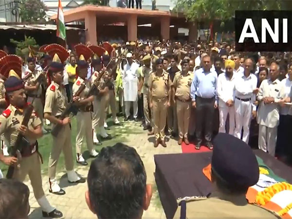 Last tributes paid to departed ADDC, Raj Kumar Thapa (Photo/ ANI)