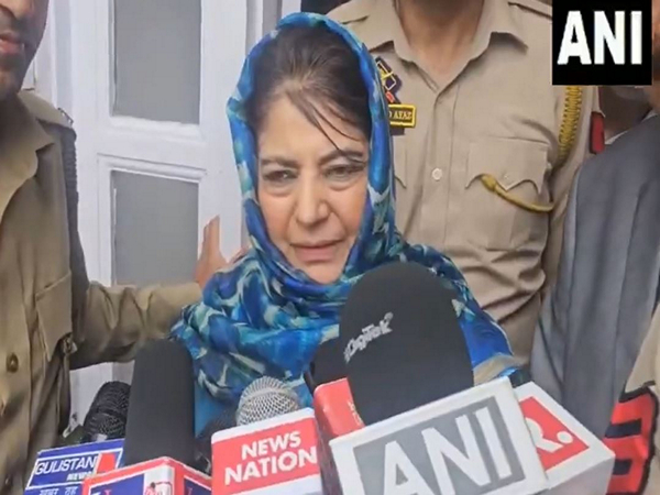 PDP chief Mehbooba Mufti. (Photo/ANI)
