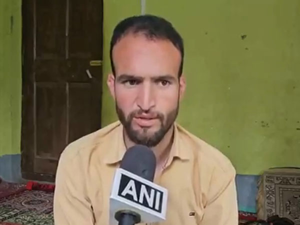 Syed Nowshaad, brother of Syed Adil Hussain Shah. (Photo/ANI)