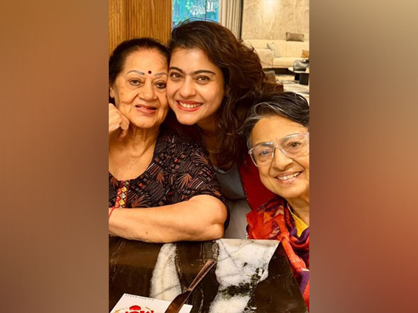 Kajol with Veena Devgan, Tanuja (Image source: Instagram)