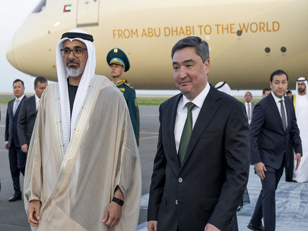 Sunday, May 11, 2025 Home Business Sports Culture Sci/Tech My views  English     Latest News  Emirates News  International  Tolerance Crown Prince of Abu Dhabi arrives in Astana on official visit (Photo/WAM)