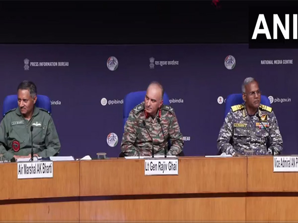 All three wings of the Indian Armed Forces revealed major outcomes of India’s Operation Sindoor (Photo/ANI)