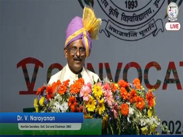 Indian Space Research Organisation (ISRO) Chairman V Narayanan  (Photo Credit: Central Agricultural University/YouTube)