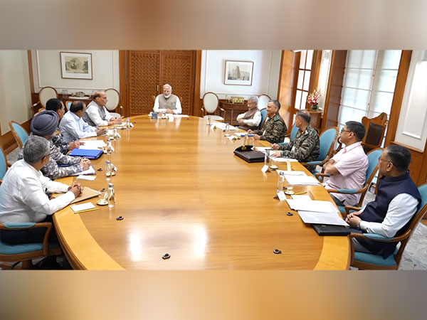 Prime Minister Narendra Modi holds a meeting (Photo/ANI)