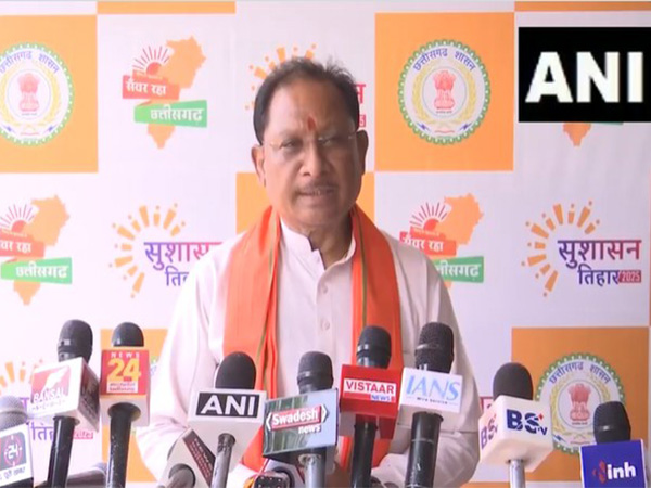 Chhattisgarh CM Vishnu Deo Sai. (FilePhoto/ANI)