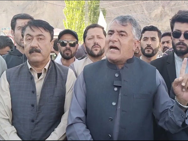 Gilgit Baltistan traders protest against 'illegal taxes' and neglect at Sost Dry Port (Photo/ANI)