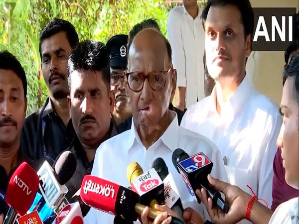 Nationalist Congress Party (SP) chief Sharad Pawar (Photo/ANI)
