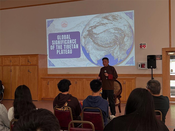 Sikyong Penpa Tsering engages with Tibetan youth and calls for unity against Chinese oppression. (Photo: X/ @CTA_TibetdotNet)