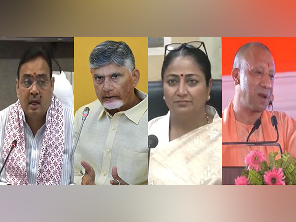 Chief Ministers of rajasthan, Andhra Pradesh, Delhi and Uttar Pradesh hailed Prime Minister Narendra Modi’s national address (Photo/ANI)