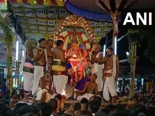 'Garuda Vaghana Sevai' procession (File Photo/ANI) 