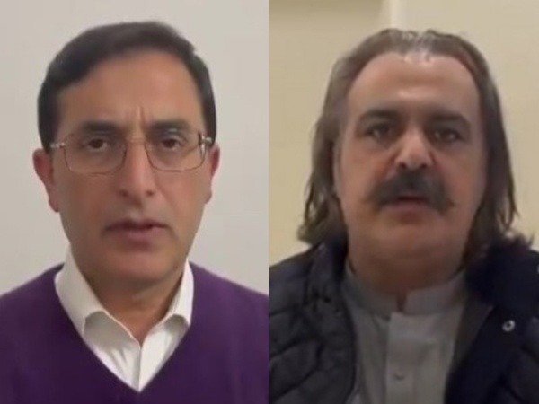 PTI chairman Barrister Gohar Ali Khan, Khyber Pakhtunkhwa CM Ali Amin Gandapur (Image Credit: X/@BarristerGohar/@PTIOfficial)