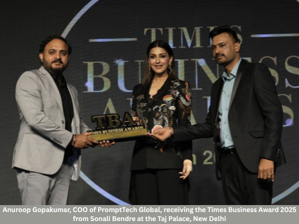 PromptTech Connect Wins Times Business Award 2025