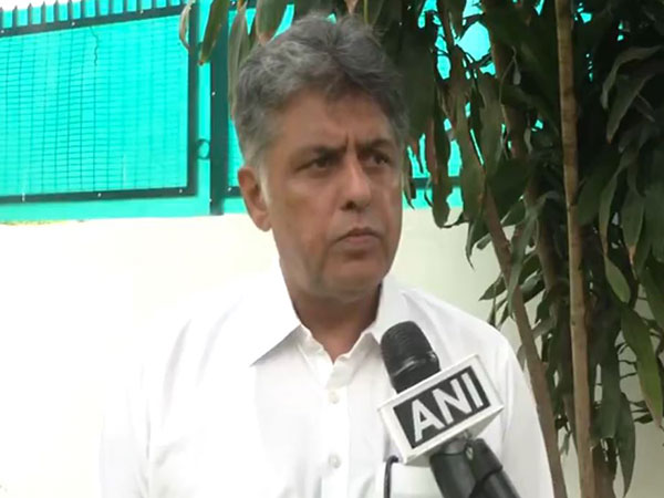  Congress MP Manish Tewari. (Photo/ANI)
