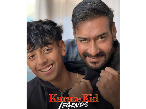 Ajay Devgn and Yug Devgan (Image Source: Instagram/@sonypicturesin)