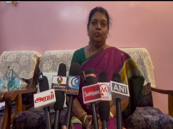 Tamil Nadu Social Welfare and Women's Rights Minister Geetha Jeevan. (Photo/ANI)