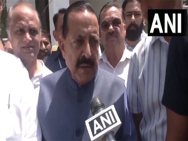 Union Minister Jitendra Singh in Hiranagar of Kathua distrcit of Jammu and Kashmir (Photo/ ANI) 