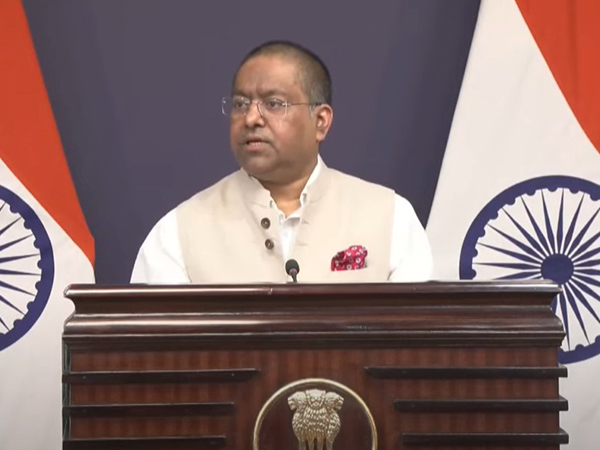 MEA spokesperson Randhir Jaiswal (Photo: ANI)