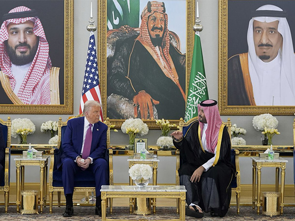 Trump meets Saudi Crown Prince Mohammed bin Salman. (Photo: Truth Social/ Donald Trump)