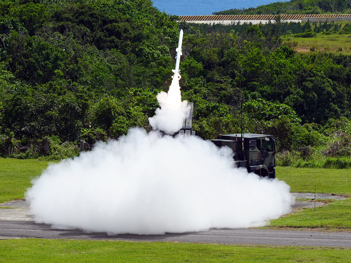 Live-fire debut of Land Sword II (Photo/@MoNDefense)