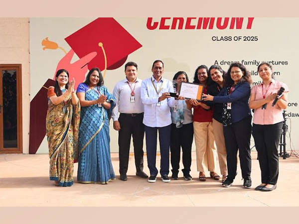 Sancta Maria team with the Academic Excellence Award