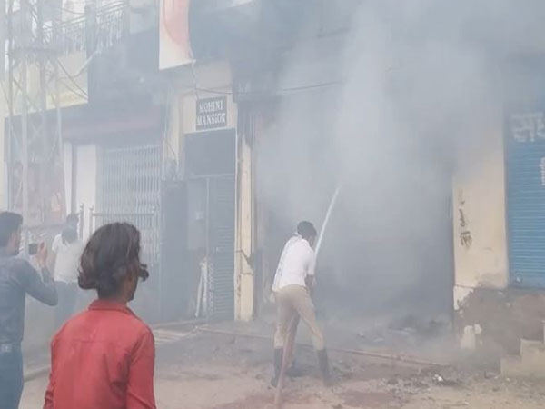 Fire broke out in Khalsa Factory in Ramganj (Photo/ANI)