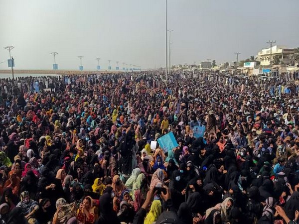 Visuals of a protest in Balochistan (File Image/Reuters)
