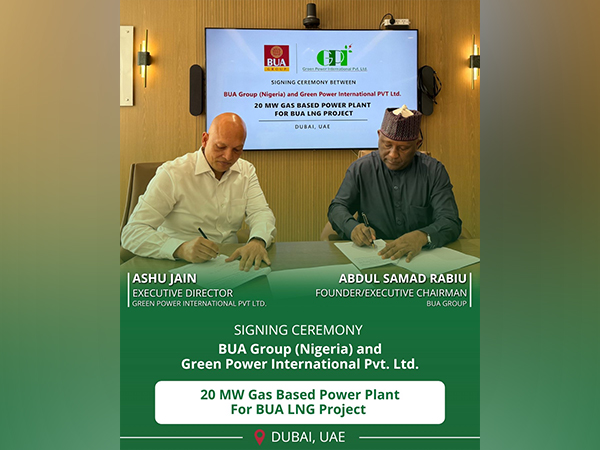 Green Power International signs an agreement with Nigeria-based BUA Group to build a 20MW gas power plant