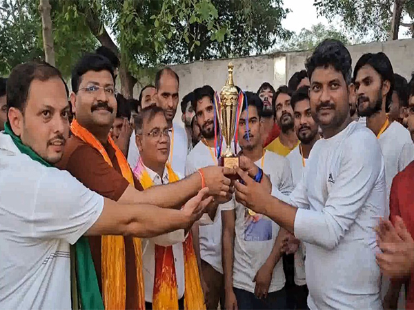 Jail Premier League organised in Mathura prison (Photo: ANI) Jail Premier League organised in Mathura prison (Photo: ANI)