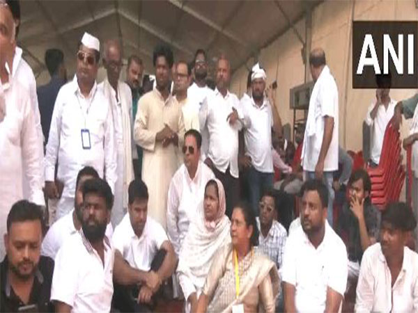 Bihar Congress protest in Darbhanga (Photo/ANI)