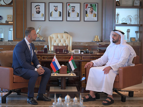 Saif bin Zayed meets Slovak Interior Minister (Photo/WAM)