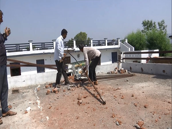 Damaged house in Rajouri's Nowshera due to shelling by Pakistan (Photo/ANI)