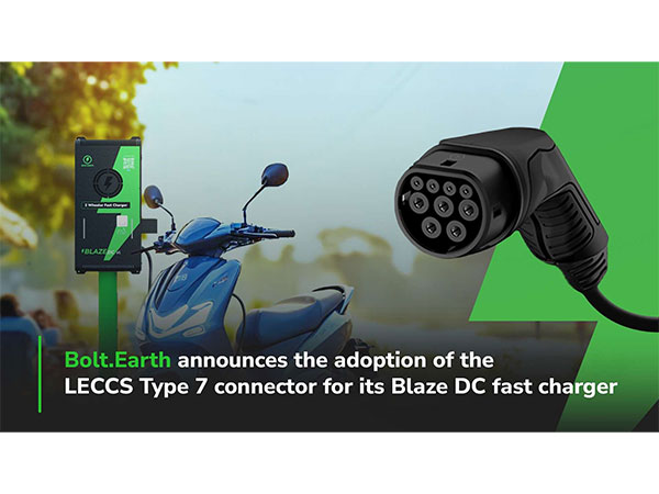 Bolt.Earth announces the adoption of the LECCS Type 7 connector for its Blaze DC fast charger