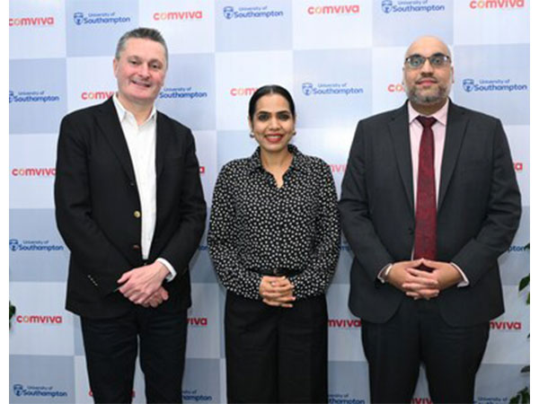 (L-R) Prof Andrew Atherton-VP, International and Engagement-University of Southampton; Bhagwati Shetty-CHRO, Comviva; & Amarjit Singh, CEO, India Business Group