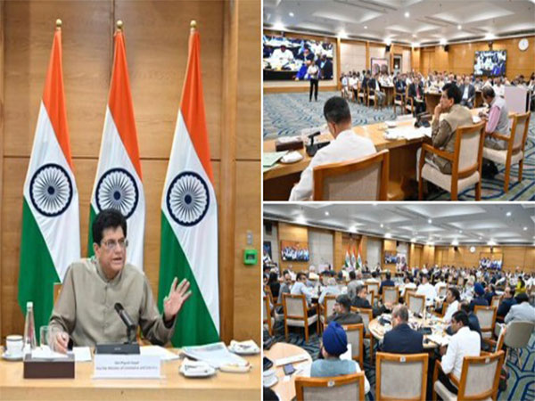 Commerce Minister Piyush Goyal interacting with key stakeholders from electronics industry (Images: X/@PiyushGoyal)
