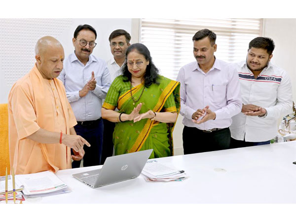 UP CM Yogi Adityanath launches website of Maa Vindhyavasini University, Mirzapur (Photo/X: )